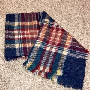 Fall blanket scarf
